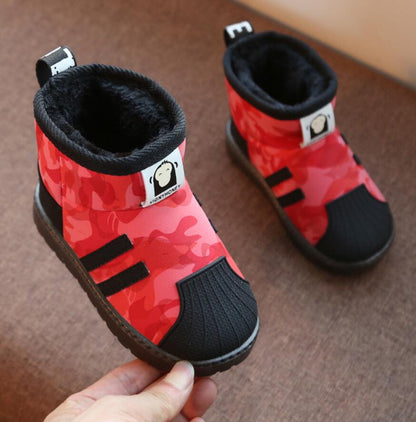 Kids Shoes Winter Boys Brand Snow Boots Children Fashion Plush Warm Ankle Martin Boots Baby Girls Black Red Sport Shoes - 𝐝𝐮𝐯𝐥𝐚𝐬𝐡𝐨𝐩.𝐜𝐨𝐦