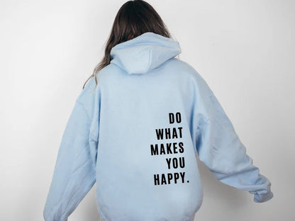 Loose Hooded Sweatshirt with Vintage Printed Letters and Drop Shoulder Sleeves for Women - 𝐝𝐮𝐯𝐥𝐚𝐬𝐡𝐨𝐩.𝐜𝐨𝐦