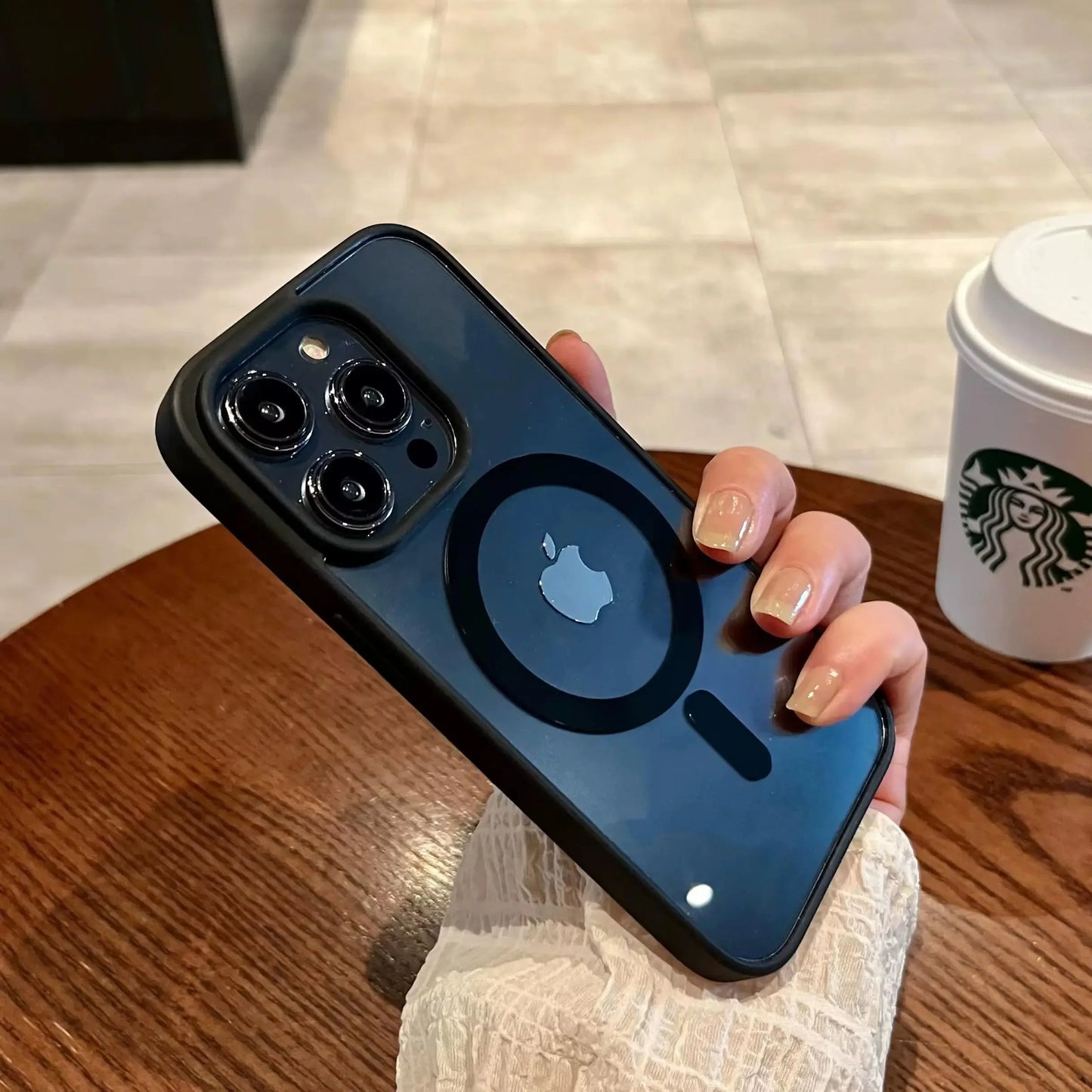 Luxury Shockproof Magsafe Phone Case for iPhone 17 16 15 14 Plus 13 12 Mini 11 Pro X XR XS Max Clear Magnetic Bumper Cover - 𝐃𝐔𝐕𝐋𝐀𝐒𝐇𝐎𝐏