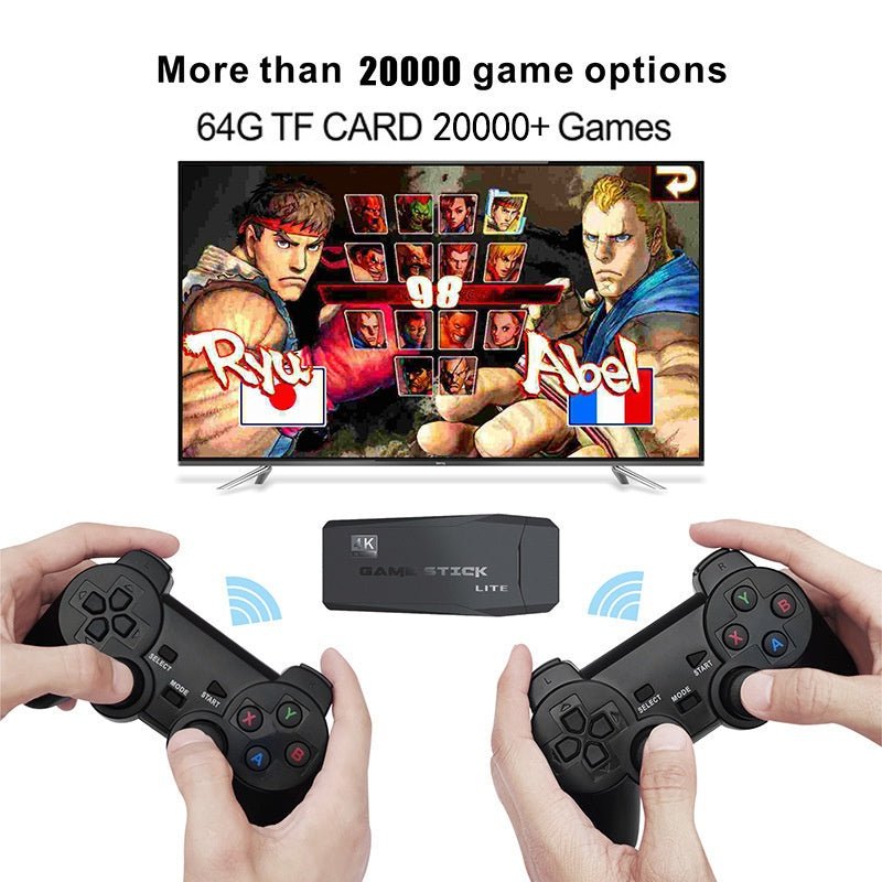 M8 Home Gaming Console Wireless TV HD 4K Wireless Controller Joystick Retro Dual Player Battle Classic Nostalgic - 𝐝𝐮𝐯𝐥𝐚𝐬𝐡𝐨𝐩.𝐜𝐨𝐦