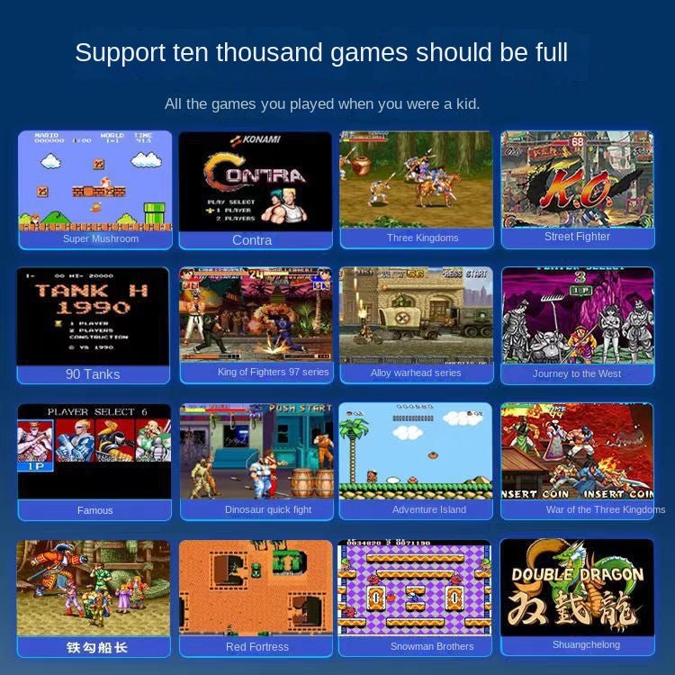 M8 Home Gaming Console Wireless TV HD 4K Wireless Controller Joystick Retro Dual Player Battle Classic Nostalgic - 𝐝𝐮𝐯𝐥𝐚𝐬𝐡𝐨𝐩.𝐜𝐨𝐦