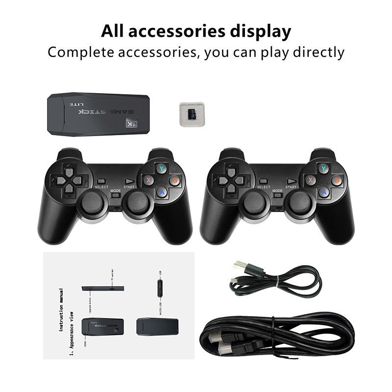 M8 Home Gaming Console Wireless TV HD 4K Wireless Controller Joystick Retro Dual Player Battle Classic Nostalgic - 𝐝𝐮𝐯𝐥𝐚𝐬𝐡𝐨𝐩.𝐜𝐨𝐦