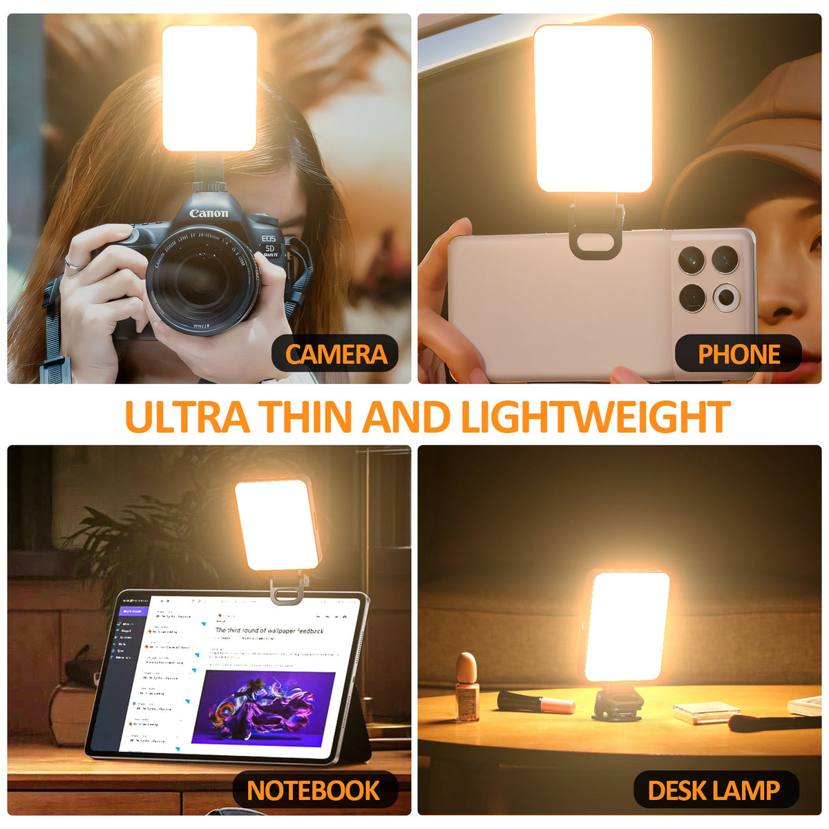 Magnetic fill light LED video conference phone fill light camera photography live broadcast photography pocket light - 𝐝𝐮𝐯𝐥𝐚𝐬𝐡𝐨𝐩.𝐜𝐨𝐦