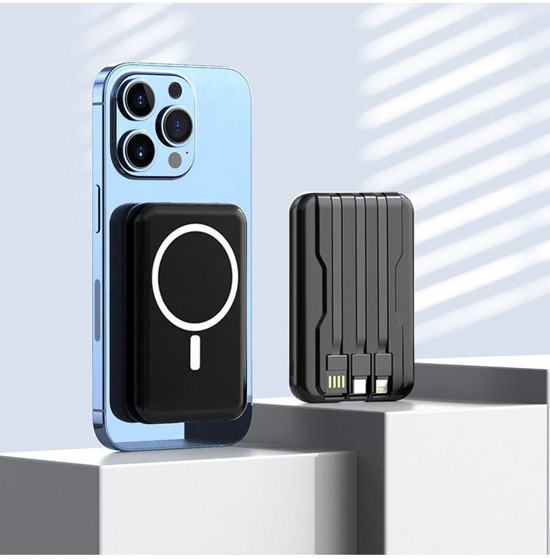 MagSafe Magnetic Wireless Power Bank 10000mAh Mini Super Fast Charging Mobile Power Supply - 𝐃𝐔𝐕𝐋𝐀𝐒𝐇𝐎𝐏