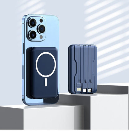 MagSafe Magnetic Wireless Power Bank 10000mAh Mini Super Fast Charging Mobile Power Supply - 𝐃𝐔𝐕𝐋𝐀𝐒𝐇𝐎𝐏