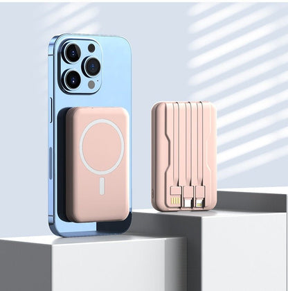 MagSafe Magnetic Wireless Power Bank 10000mAh Mini Super Fast Charging Mobile Power Supply - 𝐃𝐔𝐕𝐋𝐀𝐒𝐇𝐎𝐏