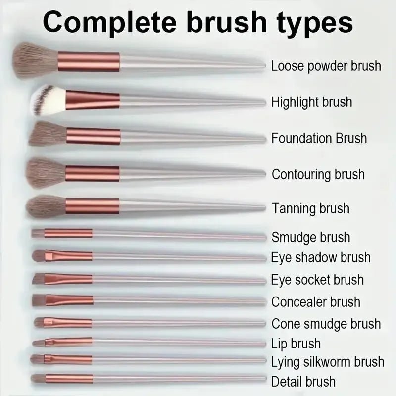 Makeup Brush Set Soft Fluffy Professiona Cosmetic Foundation Powder Eyeshadow Kabuki Blending Make Up Brush Beauty Tool Makeup - 𝐝𝐮𝐯𝐥𝐚𝐬𝐡𝐨𝐩.𝐜𝐨𝐦