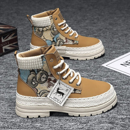 Martin boots men's shoes casual versatile men's shoes new trend workwear boots high top shoes men's shoes - 𝐝𝐮𝐯𝐥𝐚𝐬𝐡𝐨𝐩.𝐜𝐨𝐦