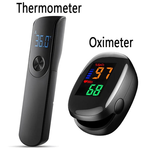 Medical IR Fever Thermometer Digital Ear Thermometer Child Adult Non - contact Body Temperature or Mini Oximeter Blood Oxygen Tool - 𝐝𝐮𝐯𝐥𝐚𝐬𝐡𝐨𝐩.𝐜𝐨𝐦