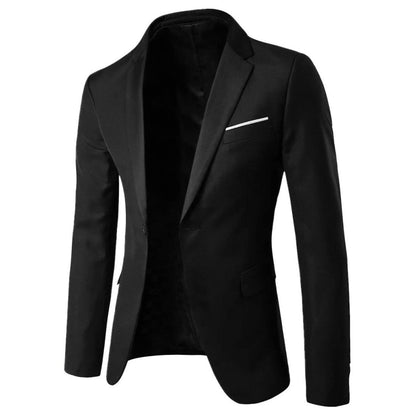 Men Casual Slim Fit Blazer Jacket - 𝐝𝐮𝐯𝐥𝐚𝐬𝐡𝐨𝐩.𝐜𝐨𝐦