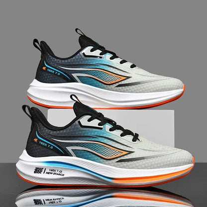 Men Running Shoes Breathable Spring Black Cushioning Lightweight Outdoor Sport Comfortable Summer Gym Jogging Shoes for Man - 𝐃𝐔𝐕𝐋𝐀𝐒𝐇𝐎𝐏