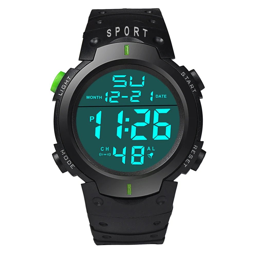 Men Sport LED Watches Top Brand Men Digital Clock Multi - Functional Rubber Man Fitnes Athlete Timekeeping Electronic Watch Reloj - 𝐝𝐮𝐯𝐥𝐚𝐬𝐡𝐨𝐩.𝐜𝐨𝐦