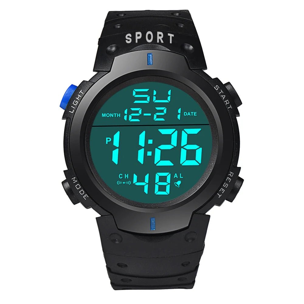 Men Sport LED Watches Top Brand Men Digital Clock Multi - Functional Rubber Man Fitnes Athlete Timekeeping Electronic Watch Reloj - 𝐝𝐮𝐯𝐥𝐚𝐬𝐡𝐨𝐩.𝐜𝐨𝐦