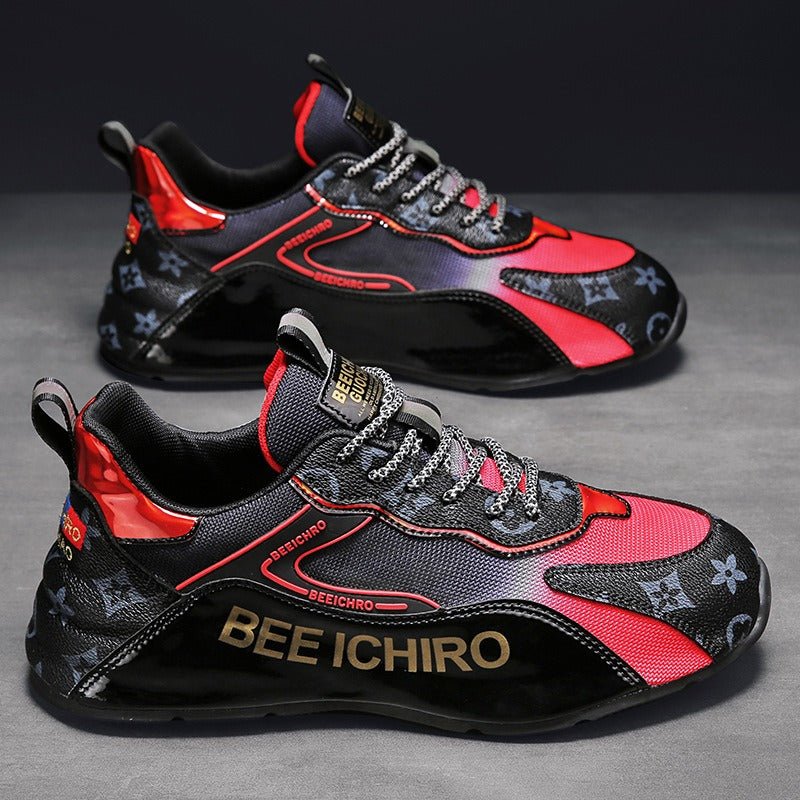 Men's Shoes Colorful Package Bottom Shoes Comfortable Leather Inside High Casual Sports Trend - 𝐝𝐮𝐯𝐥𝐚𝐬𝐡𝐨𝐩.𝐜𝐨𝐦