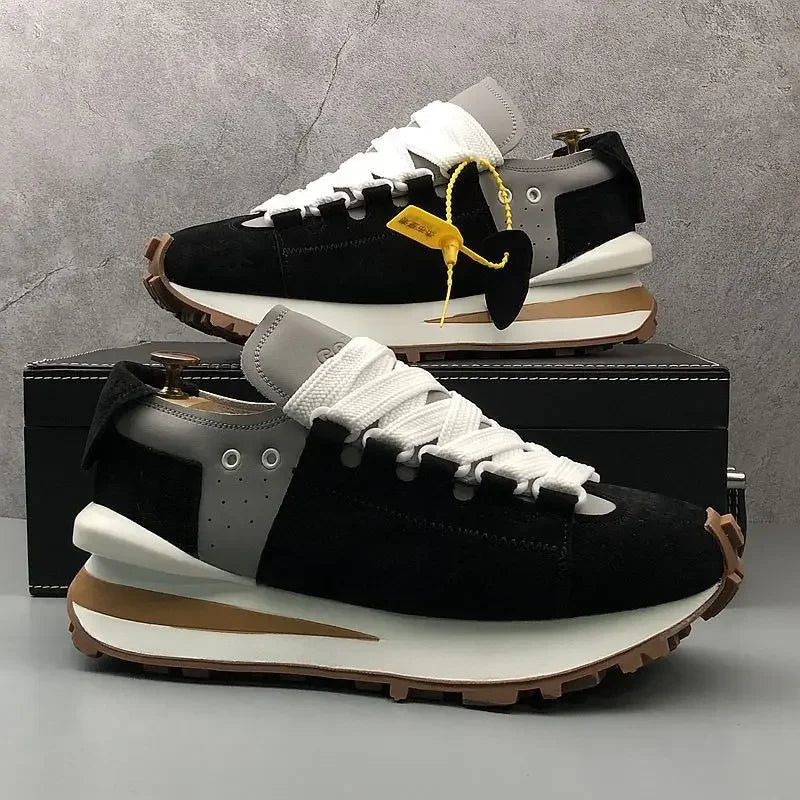 Men's Vulcanized Shoes Autumn Winter Fashionable Platform Men's Sports Casual Shoes Lightweight Height - increasing Men's Sneakers - 𝐃𝐔𝐕𝐋𝐀𝐒𝐇𝐎𝐏