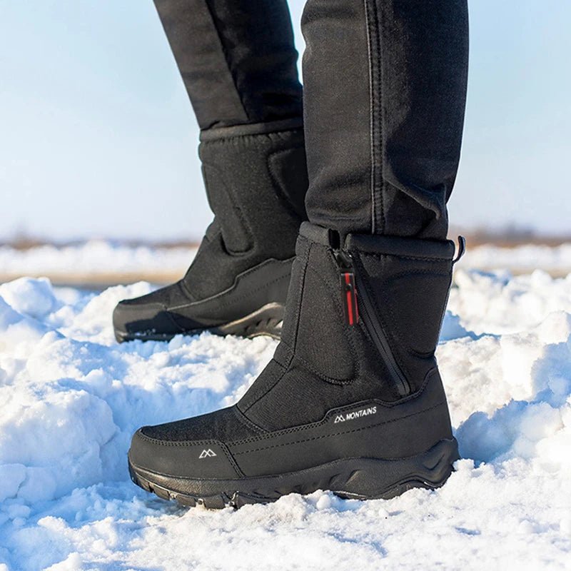Men's Winter Waterproof Insulated Shell Warm Inner Comfortable Outdoor Snow Boots - 𝐝𝐮𝐯𝐥𝐚𝐬𝐡𝐨𝐩.𝐜𝐨𝐦