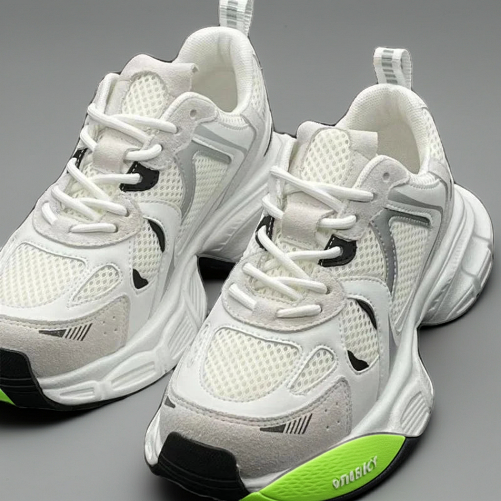 Pantofi sport respirabili cu plasă 2025 pentru femei, sport, alergare, casual, fitness, vulcanizați, coșuri, adidași de lux pentru femei