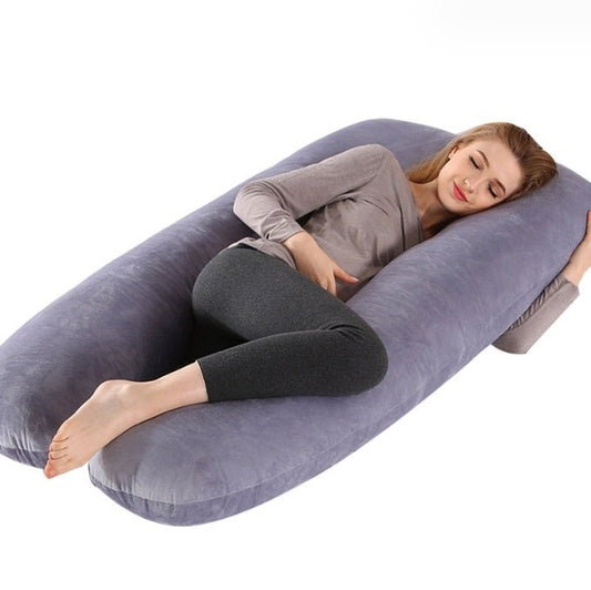 Multifunctional U shaped waist support side sleeping pillow for pregnant women pure cotton nursing pillow - 𝐝𝐮𝐯𝐥𝐚𝐬𝐡𝐨𝐩.𝐜𝐨𝐦