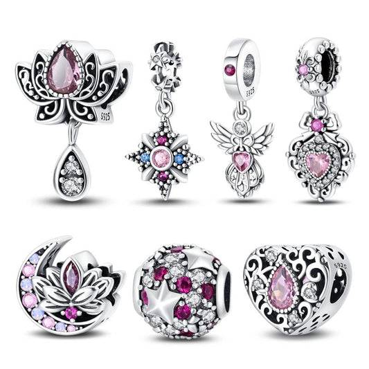 New 925 Sterling Silver Romantic Classical Series—Guardian Lotus Charm Fit Pandora Bracelet DIY Bead Women Jewelry Gift Original - 𝐝𝐮𝐯𝐥𝐚𝐬𝐡𝐨𝐩.𝐜𝐨𝐦