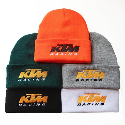 New KTM Embroidered Knitted Hat, Winter Warm Skiing Sports Hat, Men's and Women's Same Style, Anti Cold Knitted Hat, Cold Hat - 𝐃𝐔𝐕𝐋𝐀𝐒𝐇𝐎𝐏
