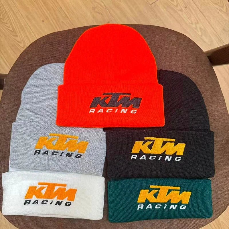 New KTM Embroidered Knitted Hat, Winter Warm Skiing Sports Hat, Men's and Women's Same Style, Anti Cold Knitted Hat, Cold Hat - 𝐃𝐔𝐕𝐋𝐀𝐒𝐇𝐎𝐏