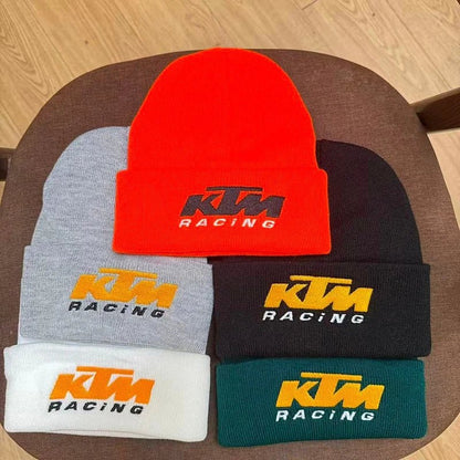 New KTM Embroidered Knitted Hat, Winter Warm Skiing Sports Hat, Men's and Women's Same Style, Anti Cold Knitted Hat, Cold Hat - 𝐃𝐔𝐕𝐋𝐀𝐒𝐇𝐎𝐏