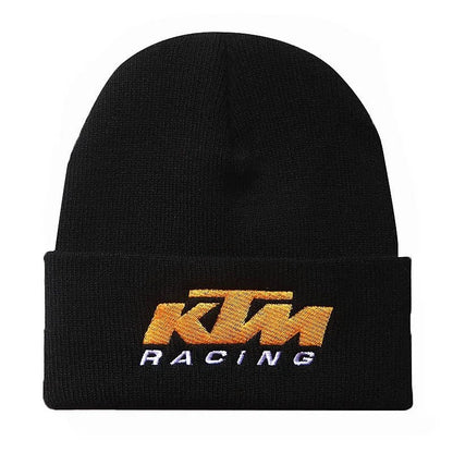 New KTM Embroidered Knitted Hat, Winter Warm Skiing Sports Hat, Men's and Women's Same Style, Anti Cold Knitted Hat, Cold Hat - 𝐃𝐔𝐕𝐋𝐀𝐒𝐇𝐎𝐏