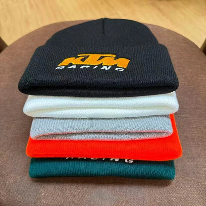 New KTM Embroidered Knitted Hat, Winter Warm Skiing Sports Hat, Men's and Women's Same Style, Anti Cold Knitted Hat, Cold Hat - 𝐃𝐔𝐕𝐋𝐀𝐒𝐇𝐎𝐏