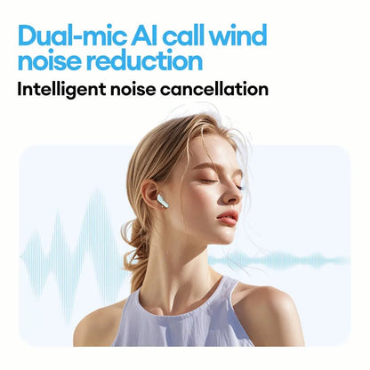 New Lenovo LE209 Wireless Bluetooth Earphone ANC Noise Reduction HiFi Music Bluetooth Headphone 30H Battery Life Gaming Headset - 𝐃𝐔𝐕𝐋𝐀𝐒𝐇𝐎𝐏