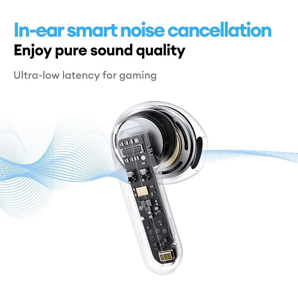 New Lenovo LE209 Wireless Bluetooth Earphone ANC Noise Reduction HiFi Music Bluetooth Headphone 30H Battery Life Gaming Headset - 𝐃𝐔𝐕𝐋𝐀𝐒𝐇𝐎𝐏