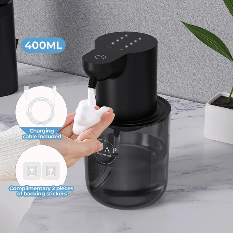 New Wall Mounted Automatic Soap Dispenser Foam Smart Hand Washing Machine 500ml Liquid Rechargeable Bathroom Induction Sensor - 𝐝𝐮𝐯𝐥𝐚𝐬𝐡𝐨𝐩.𝐜𝐨𝐦
