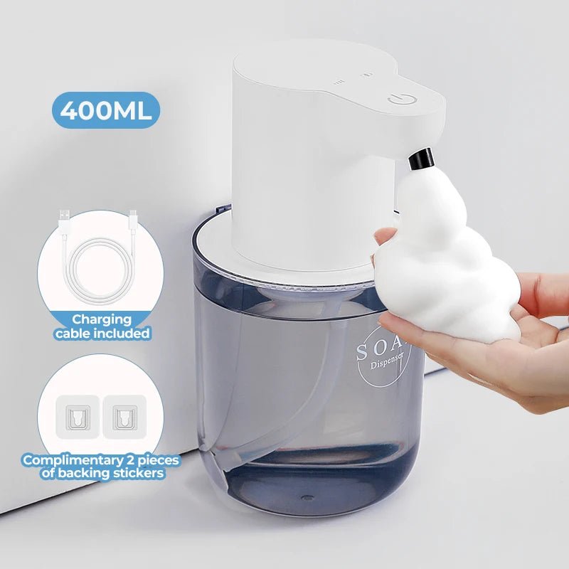 New Wall Mounted Automatic Soap Dispenser Foam Smart Hand Washing Machine 500ml Liquid Rechargeable Bathroom Induction Sensor - 𝐝𝐮𝐯𝐥𝐚𝐬𝐡𝐨𝐩.𝐜𝐨𝐦