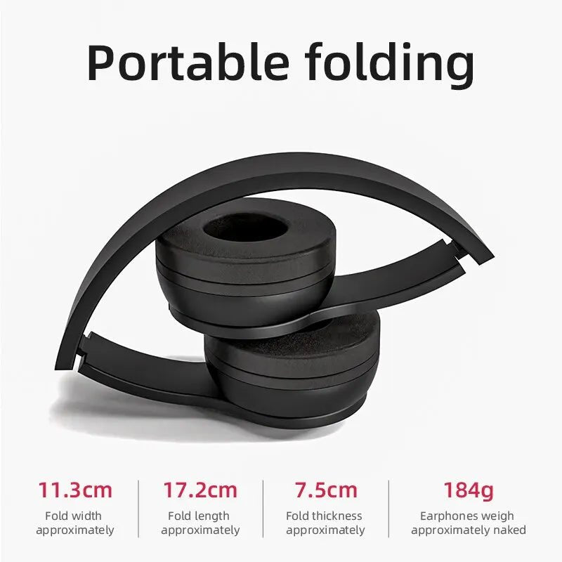 P47 Wireless Headphones Bluetooth 5.0 Earphones Foldable HIFI Stereo Bass for Music Gaming Kid Girl Earphone for Smartphone - 𝐝𝐮𝐯𝐥𝐚𝐬𝐡𝐨𝐩.𝐜𝐨𝐦