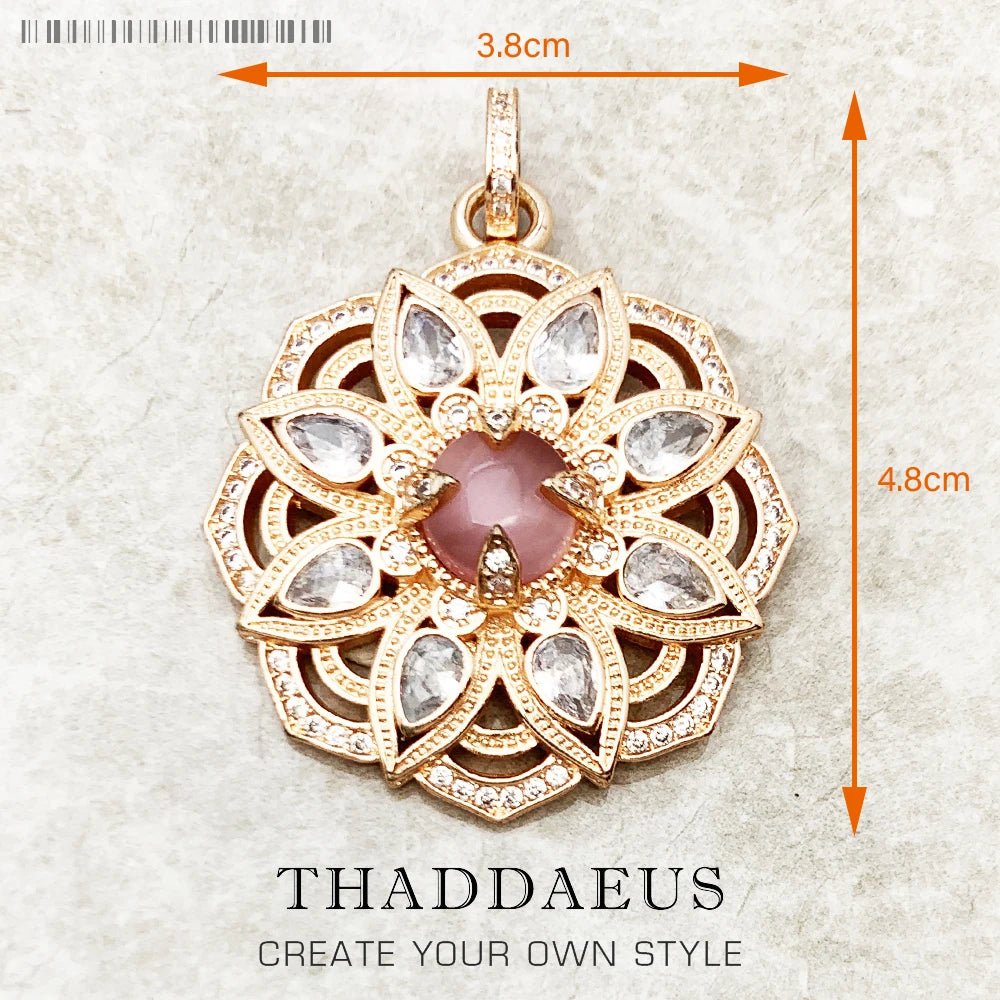 Pendant Hand of Fatima Chakra Lotus Summer New Jewelry Bohemia 925 Sterling Silver Accessories Protection Gift For Women Men - 𝐝𝐮𝐯𝐥𝐚𝐬𝐡𝐨𝐩.𝐜𝐨𝐦