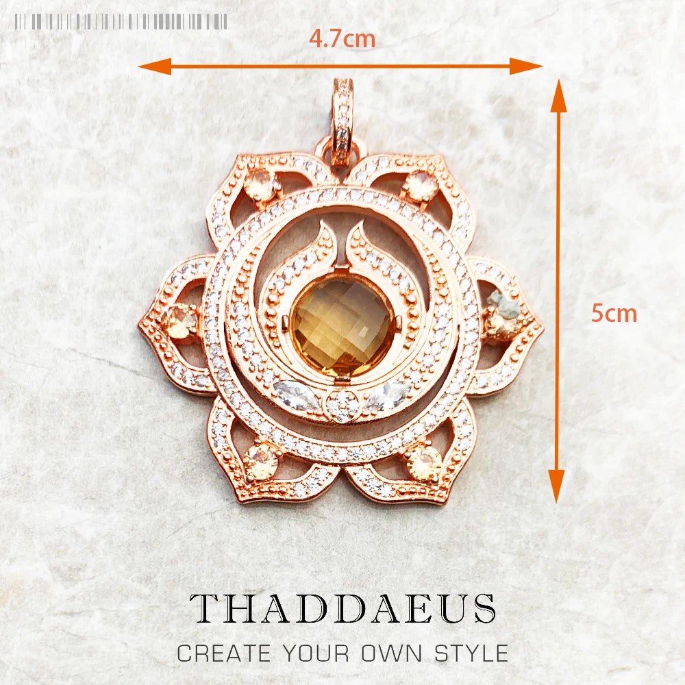 Pendant Hand of Fatima Chakra Lotus Summer New Jewelry Bohemia 925 Sterling Silver Accessories Protection Gift For Women Men - 𝐝𝐮𝐯𝐥𝐚𝐬𝐡𝐨𝐩.𝐜𝐨𝐦