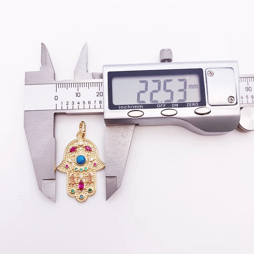 Pendant Hand of Fatima Chakra Lotus Summer New Jewelry Bohemia 925 Sterling Silver Accessories Protection Gift For Women Men - 𝐝𝐮𝐯𝐥𝐚𝐬𝐡𝐨𝐩.𝐜𝐨𝐦