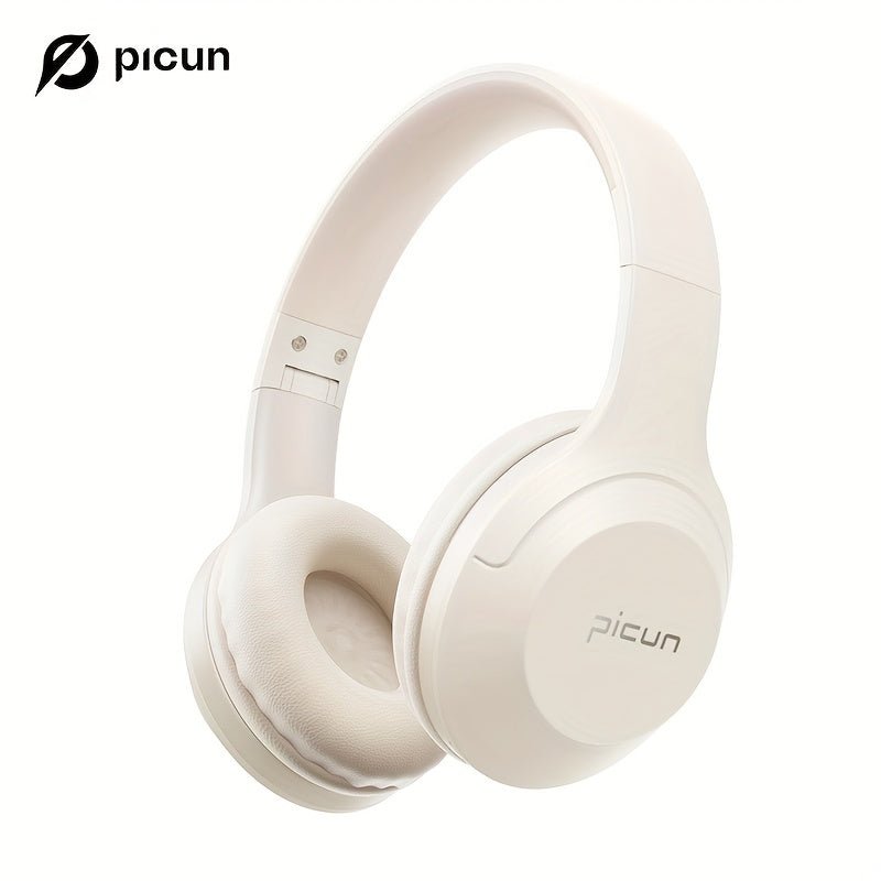 Picun B - 01S Wireless Headphones, HD Stereo Sound Over Ear Headphones With Built - in Microphones, Deep Bass 40 Hours Playtime, Headset HiFi Stereo Foldable Lightweight Headset, TF/For Cell Phone/PC/Home. - 𝐃𝐔𝐕𝐋𝐀𝐒𝐇𝐎𝐏
