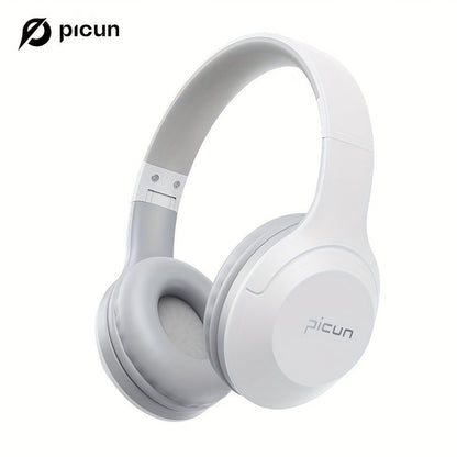 Picun B - 01S Wireless Headphones, HD Stereo Sound Over Ear Headphones With Built - in Microphones, Deep Bass 40 Hours Playtime, Headset HiFi Stereo Foldable Lightweight Headset, TF/For Cell Phone/PC/Home. - 𝐃𝐔𝐕𝐋𝐀𝐒𝐇𝐎𝐏