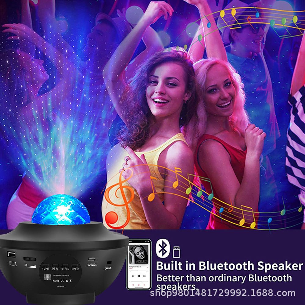 Popular Small Bowl Starry Sky Light Projection Light USB Bluetooth Music Rotating Water Ripple Starry Sky Laser Atmosphere Light - 𝐝𝐮𝐯𝐥𝐚𝐬𝐡𝐨𝐩.𝐜𝐨𝐦
