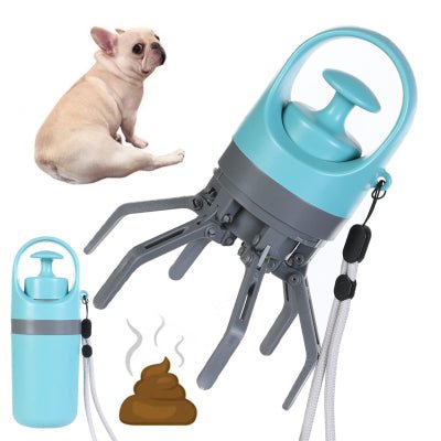 Portable Lightweight Dog Pooper Scooper With Built - in Poop Bag Dispenser Eight - claw Shovel For Pet Toilet Picker Pet Products - 𝐝𝐮𝐯𝐥𝐚𝐬𝐡𝐨𝐩.𝐜𝐨𝐦