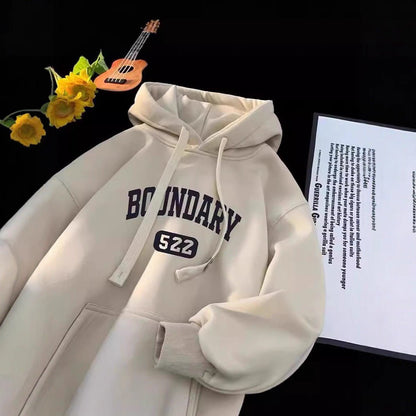 Retro INS Fleece Thickened Hoodie for Women and Men, Oversize Top and Jacket - 𝐃𝐔𝐕𝐋𝐀𝐒𝐇𝐎𝐏