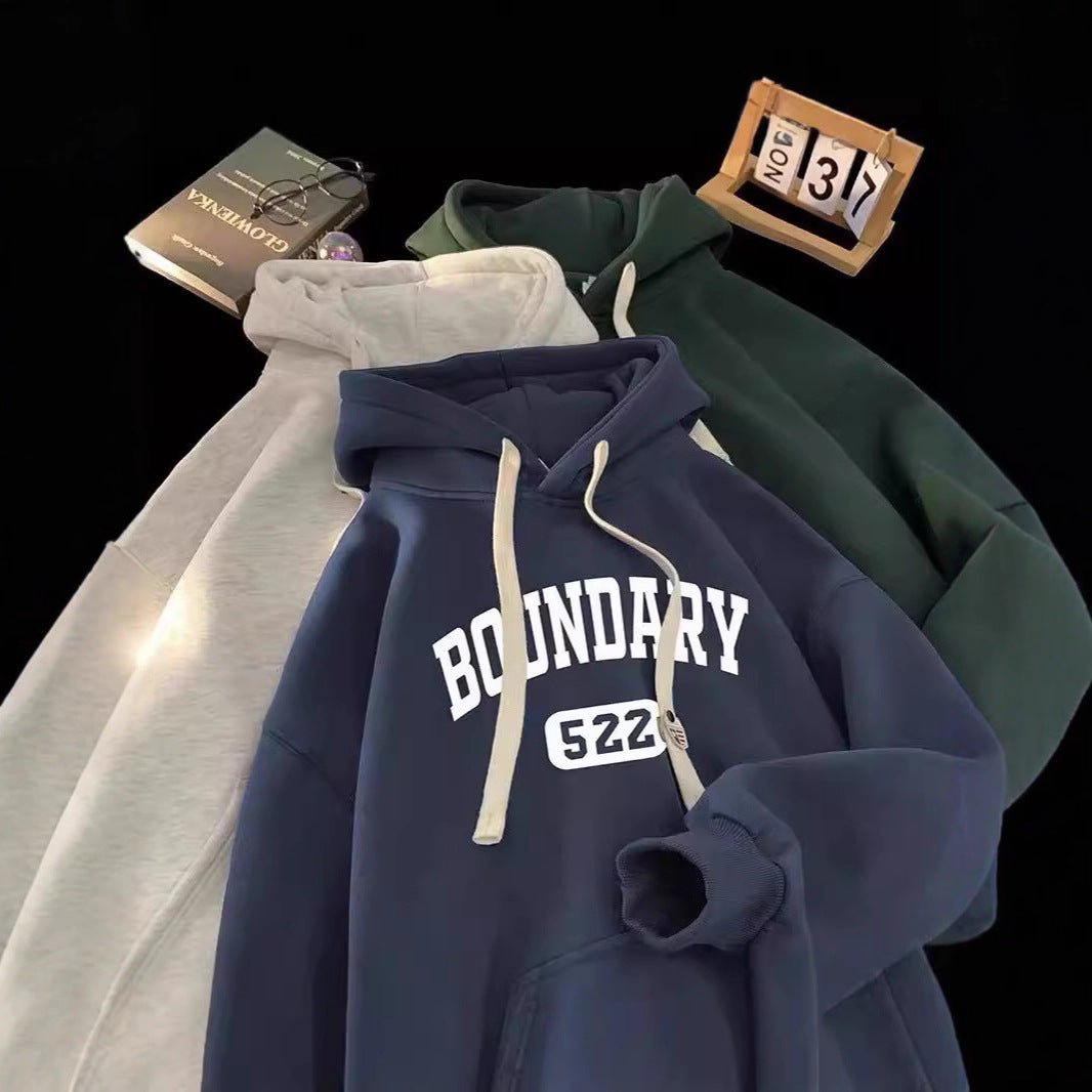 Retro INS Fleece Thickened Hoodie for Women and Men, Oversize Top and Jacket - 𝐃𝐔𝐕𝐋𝐀𝐒𝐇𝐎𝐏