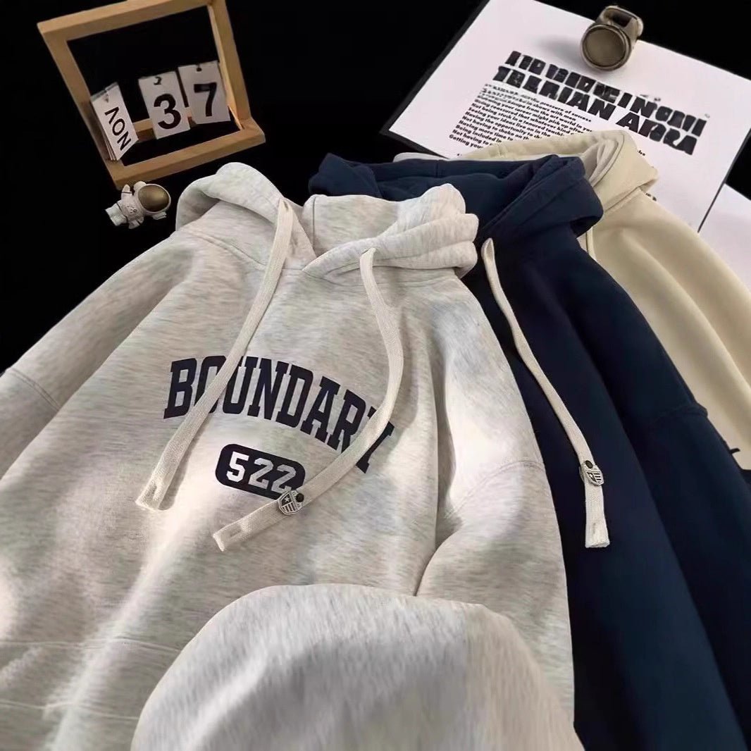 Retro INS Fleece Thickened Hoodie for Women and Men, Oversize Top and Jacket - 𝐃𝐔𝐕𝐋𝐀𝐒𝐇𝐎𝐏