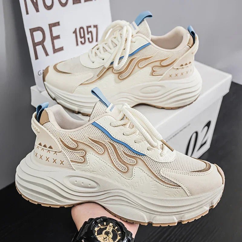 Running Shoes Men Mesh Breathable Thick Bottomed Comfortable Outdoor Sports Gym Jogging Shoes Original Sneakers for Man - 𝐃𝐔𝐕𝐋𝐀𝐒𝐇𝐎𝐏