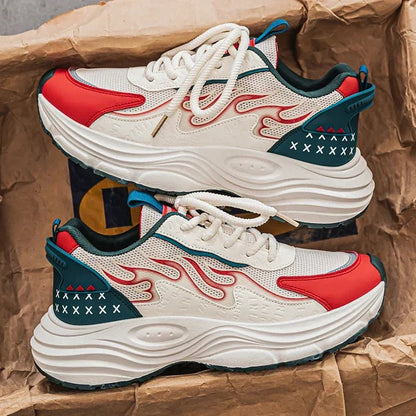 Running Shoes Men Mesh Breathable Thick Bottomed Comfortable Outdoor Sports Gym Jogging Shoes Original Sneakers for Man - 𝐃𝐔𝐕𝐋𝐀𝐒𝐇𝐎𝐏