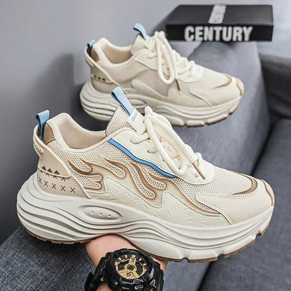 Running Shoes Men Mesh Breathable Thick Bottomed Comfortable Outdoor Sports Gym Jogging Shoes Original Sneakers for Man - 𝐃𝐔𝐕𝐋𝐀𝐒𝐇𝐎𝐏