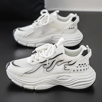 Running Shoes Men Mesh Breathable Thick Bottomed Comfortable Outdoor Sports Gym Jogging Shoes Original Sneakers for Man - 𝐃𝐔𝐕𝐋𝐀𝐒𝐇𝐎𝐏