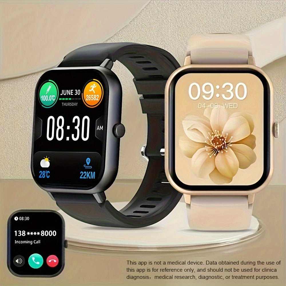 Smart Watch (Answer/Make Call) For Android And IPhones, 1.83'' Full Screen Metal Body Wireless Voice Calling Smart Watch With 100+Sport Modes/100+ Watch Faces/Built - in Games/ Ai Voice Control/IP68 Sport Watch For Women Men - 𝐃𝐔𝐕𝐋𝐀𝐒𝐇𝐎𝐏