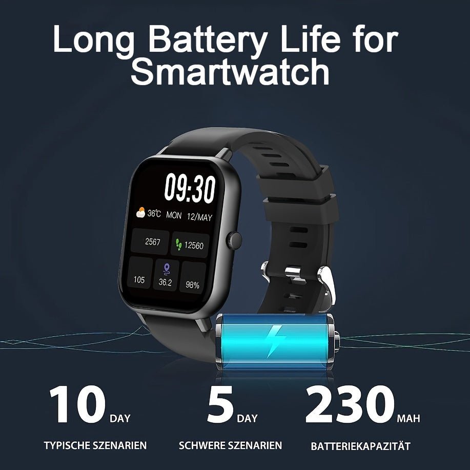 Smart Watch (Answer/Make Call) For Android And IPhones, 1.83'' Full Screen Metal Body Wireless Voice Calling Smart Watch With 100+Sport Modes/100+ Watch Faces/Built - in Games/ Ai Voice Control/IP68 Sport Watch For Women Men - 𝐃𝐔𝐕𝐋𝐀𝐒𝐇𝐎𝐏