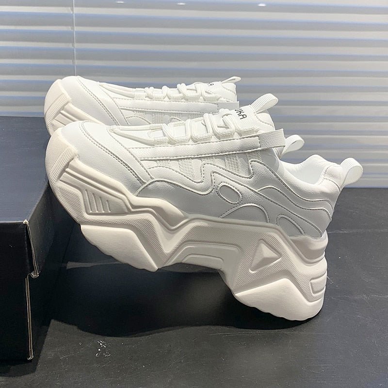 Spring New Korean Version Thick - Soled Heightened Sports And Leisure Trend Shoes - 𝐝𝐮𝐯𝐥𝐚𝐬𝐡𝐨𝐩.𝐜𝐨𝐦